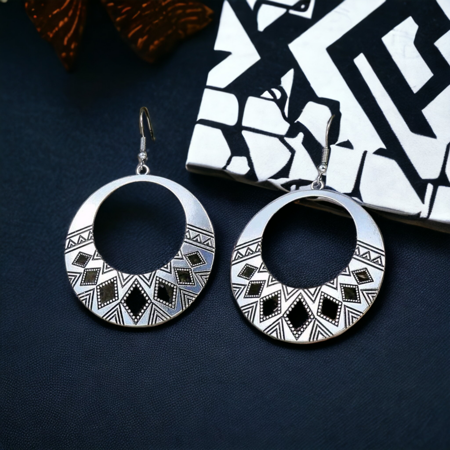 Arizona aztec earrings