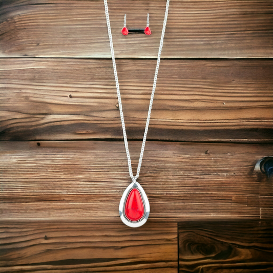 BADLAND To The Bone - Red necklace