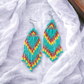 Bead work earrings