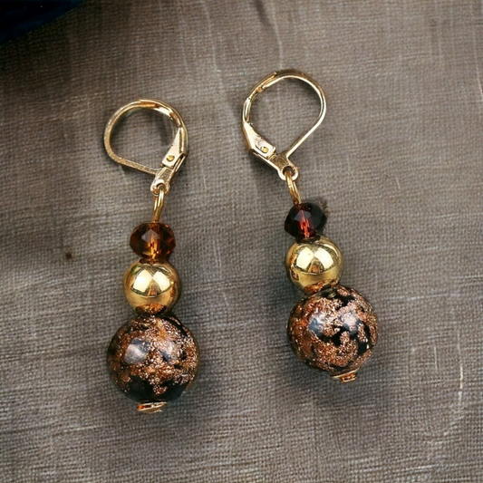 Beaded elegance earrings