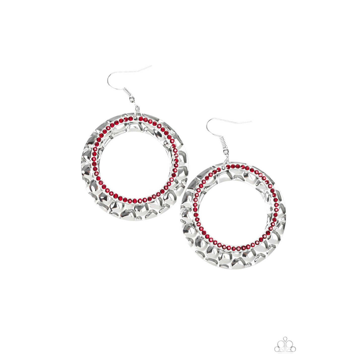 Cinematic Shimmer - Red earrings