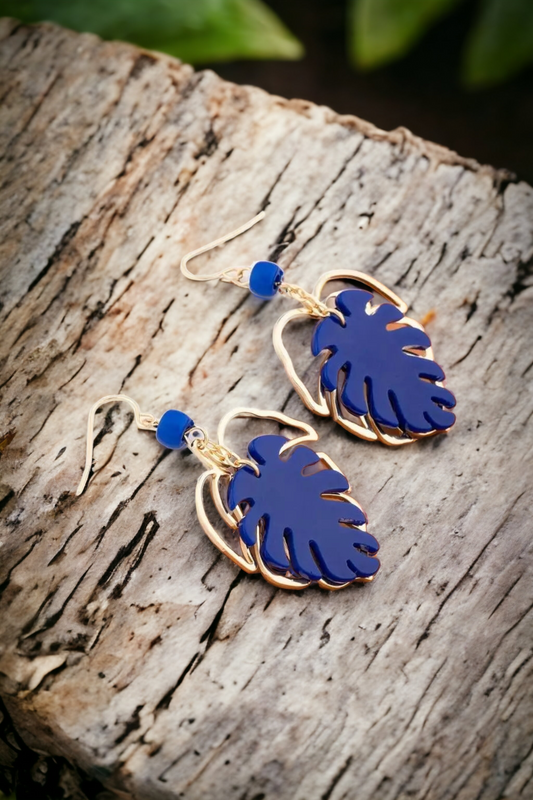 Cobalt wonder earrings