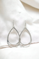 Double dipping silver earrings