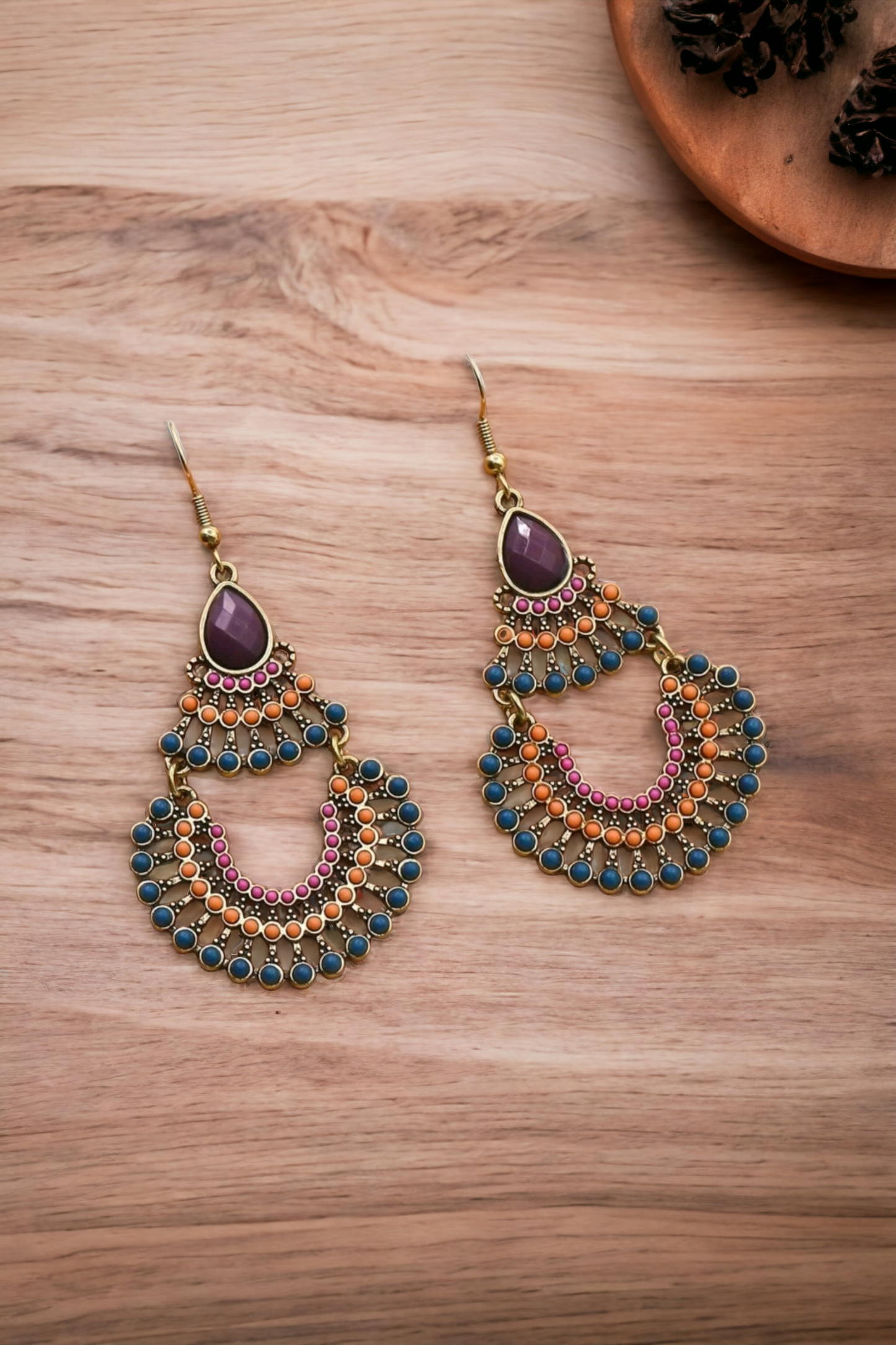 Suspended splendor earrings