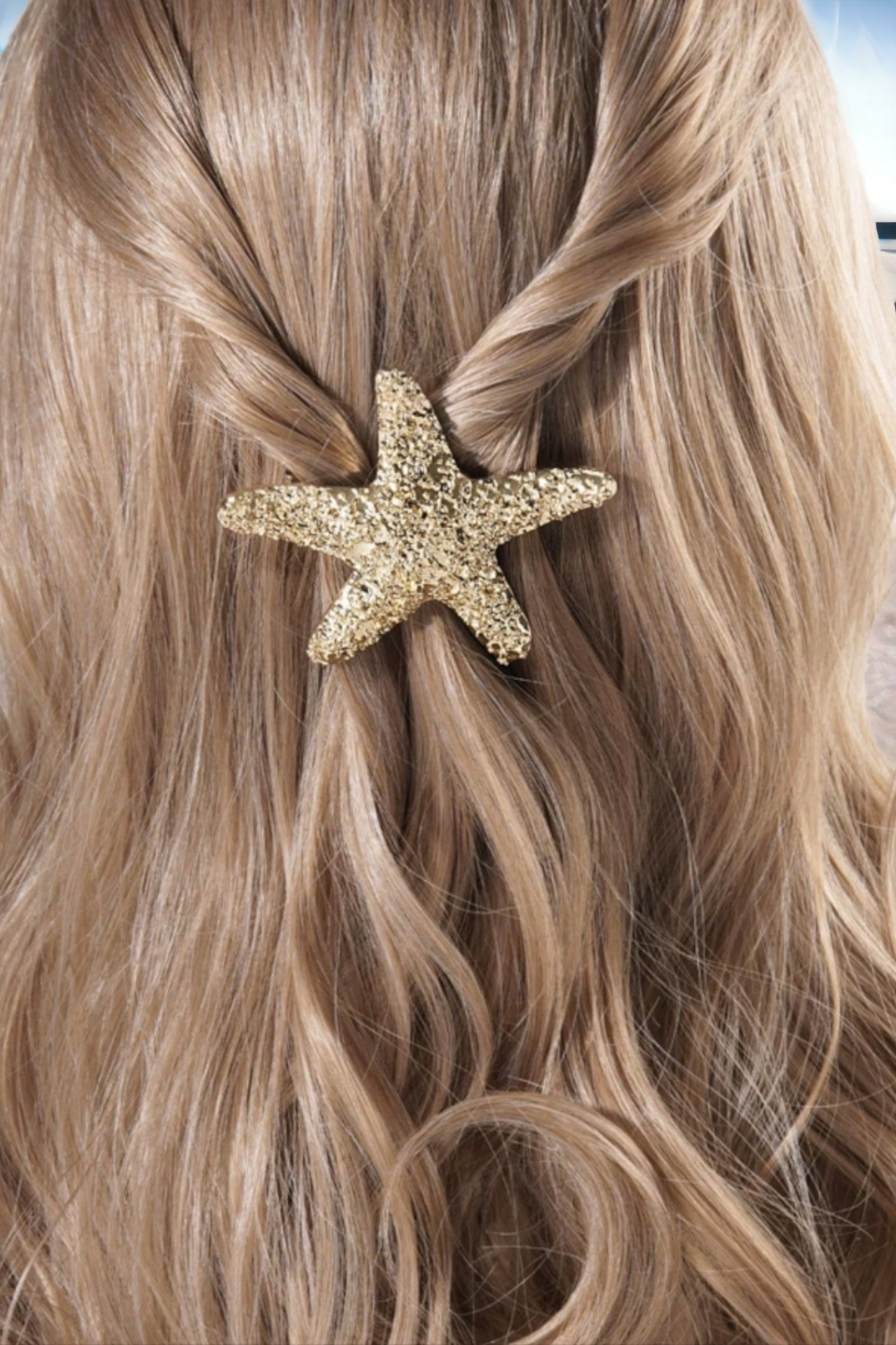 Sun star hair clip