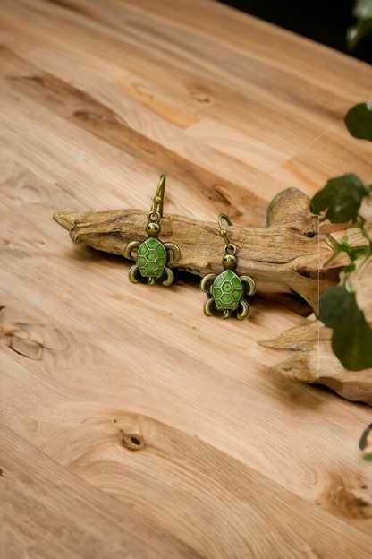 Turtle earrings