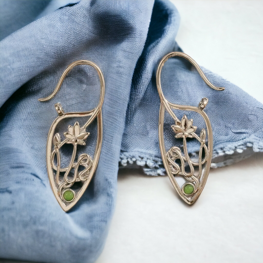 Tangled growth earrings