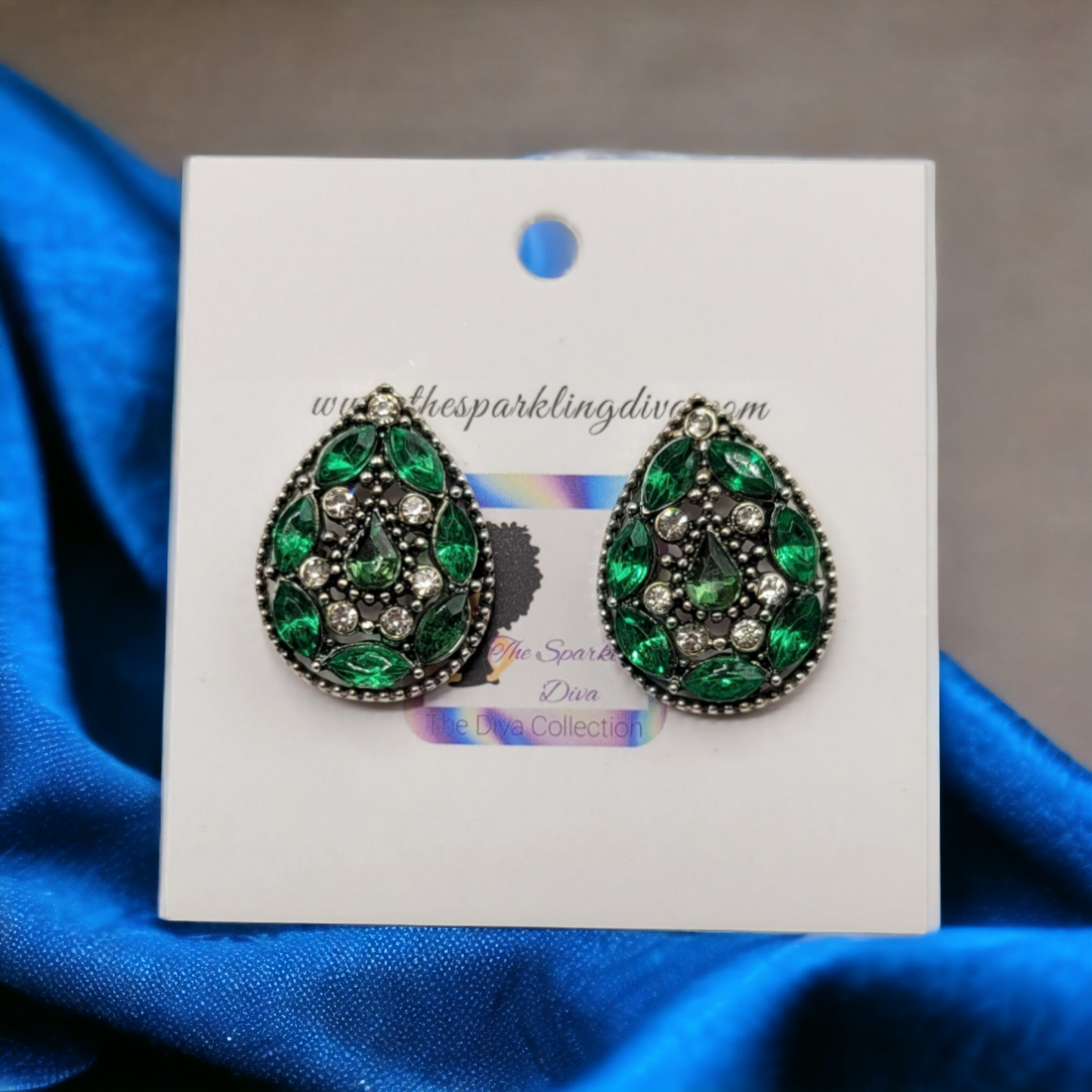 Green with envy earrings