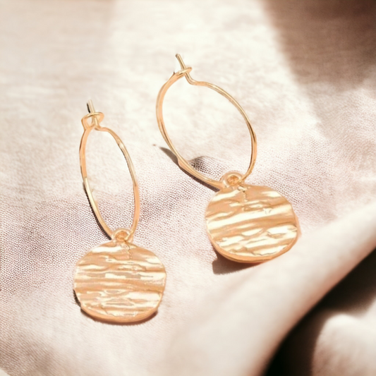 The golden penny earrings