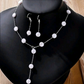 Sea stone necklace set