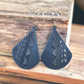Wood dangle earrings