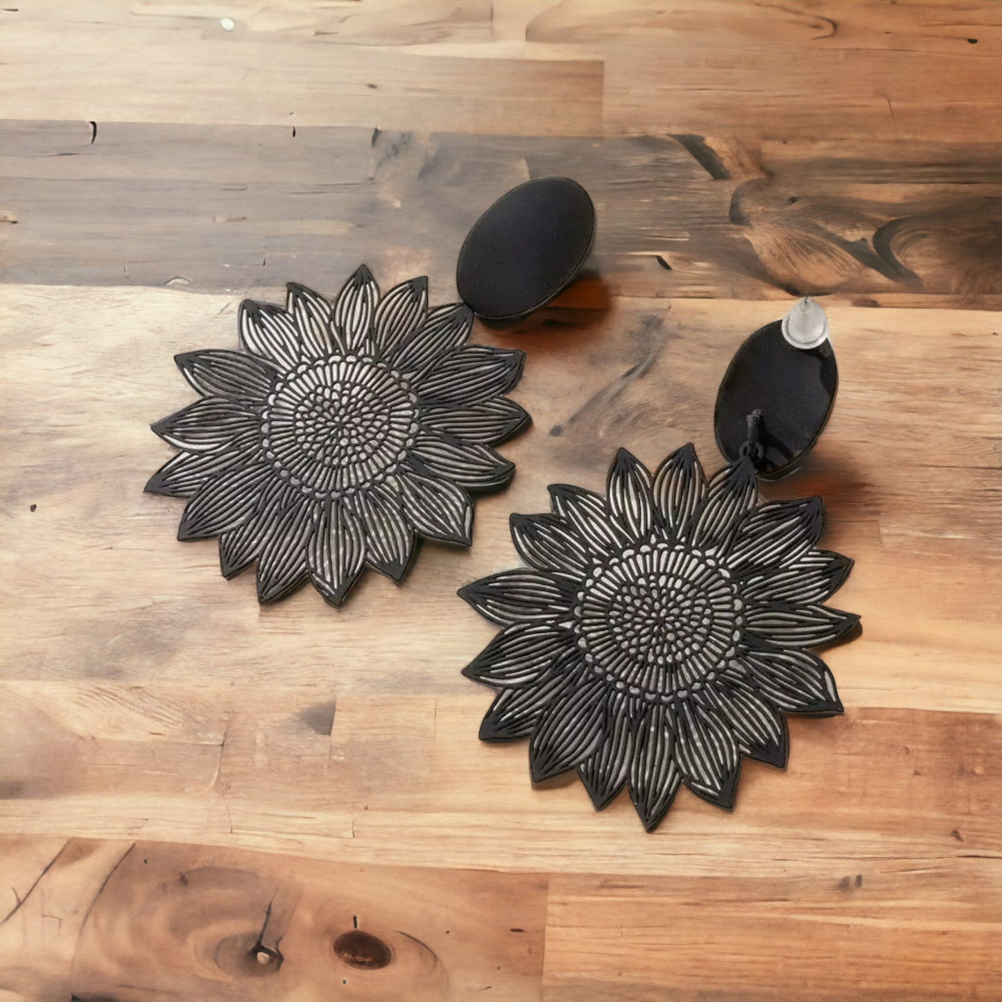 Sunflower power earrings