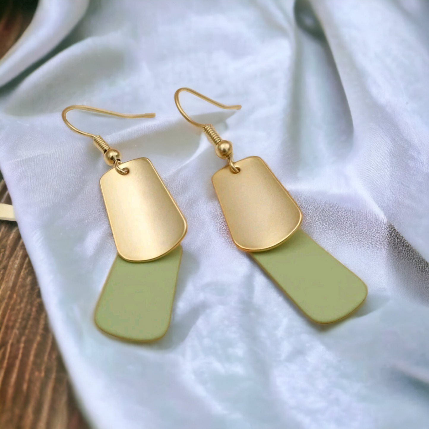 Green with envy earrings