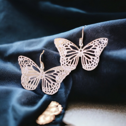 Whimsical butterfly earrings