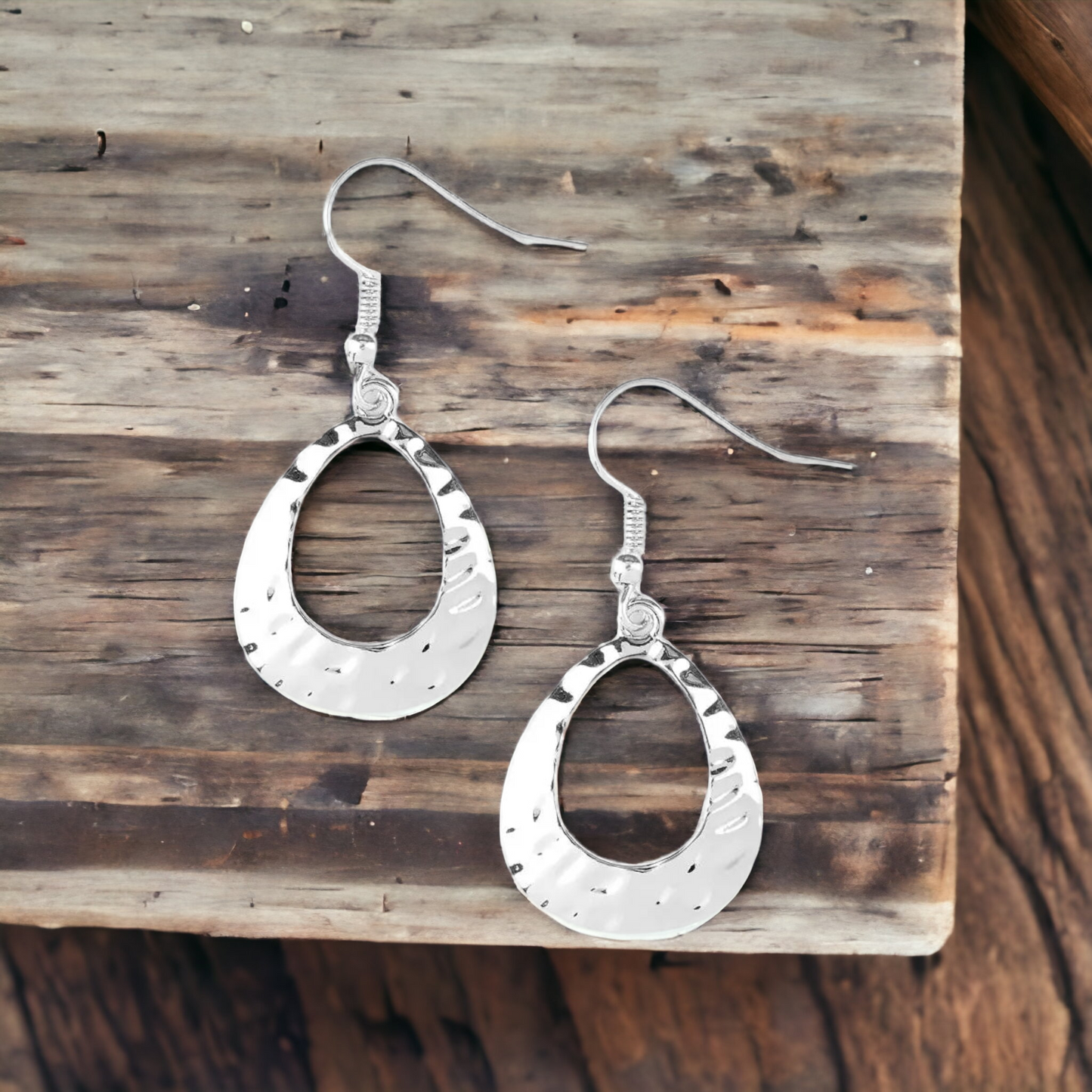 Radiantly rugged earrings