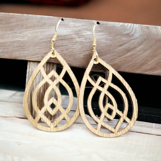 I WOOD love to! Earrings