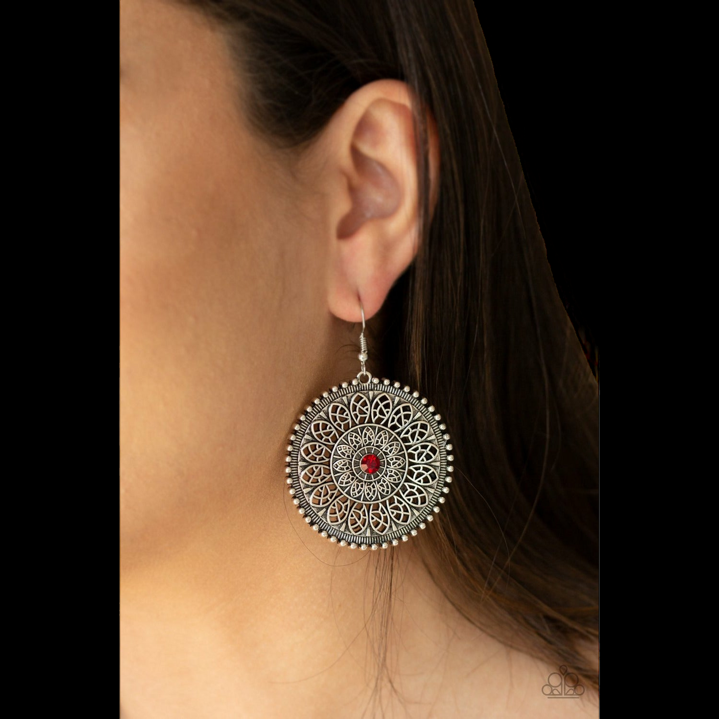 WHEEL and Grace - Red earrings