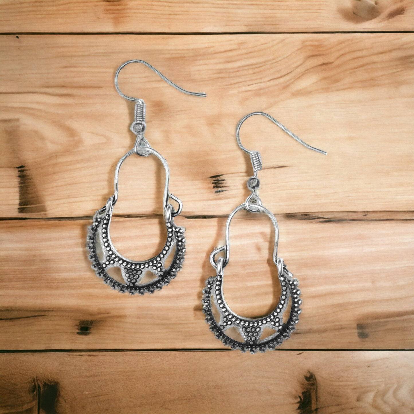 Industrially Indigenous - Silver earrings