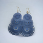 Spanish decor blue earrings