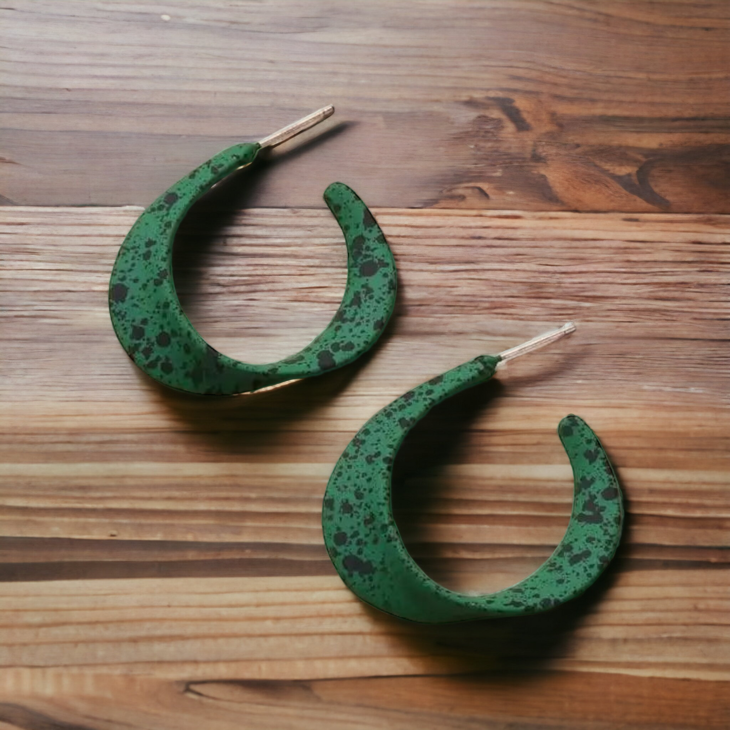 Green pasture earrings