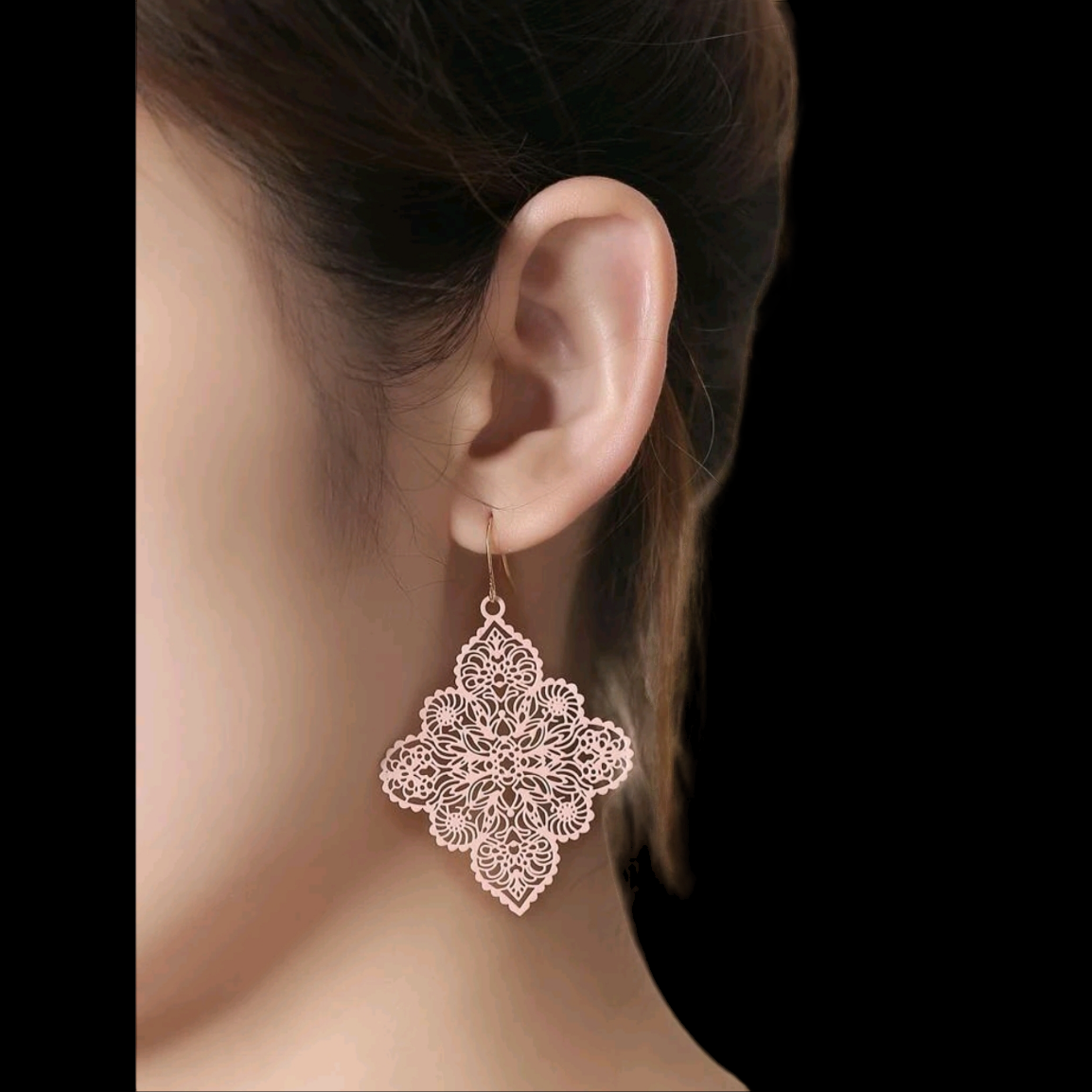 Perfectly pink earrings