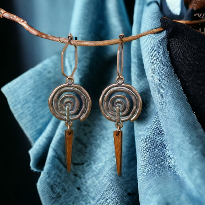 Spindle earrings