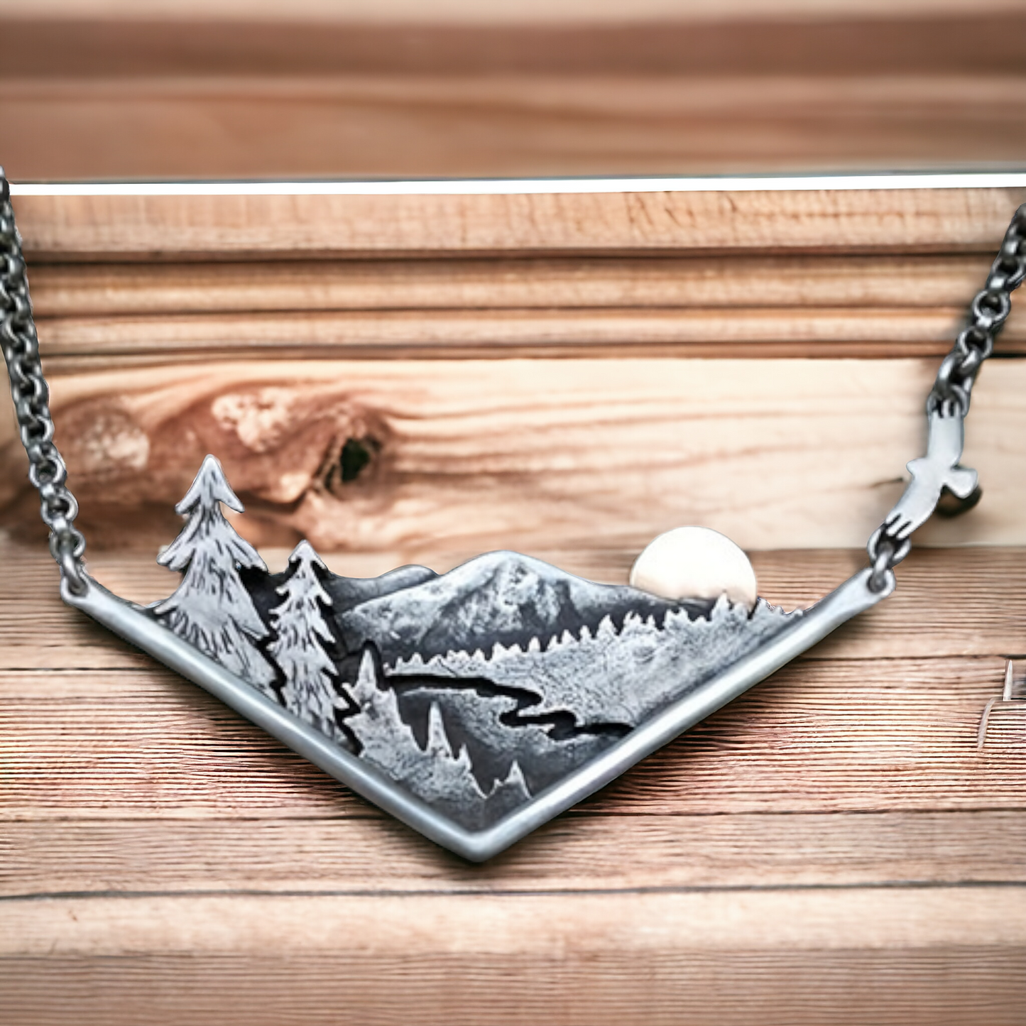 Mountain woman wilderness necklace