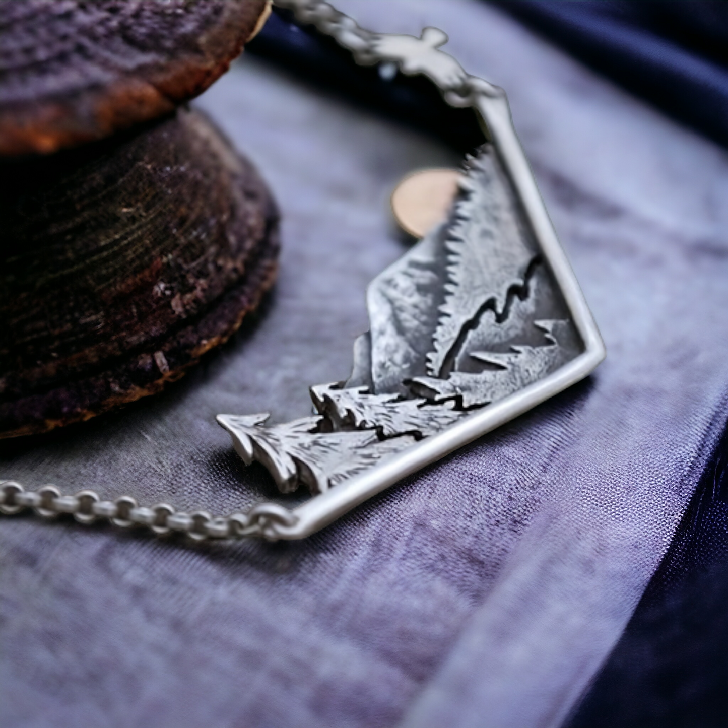 Mountain woman wilderness necklace