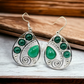 Green pasture earrings