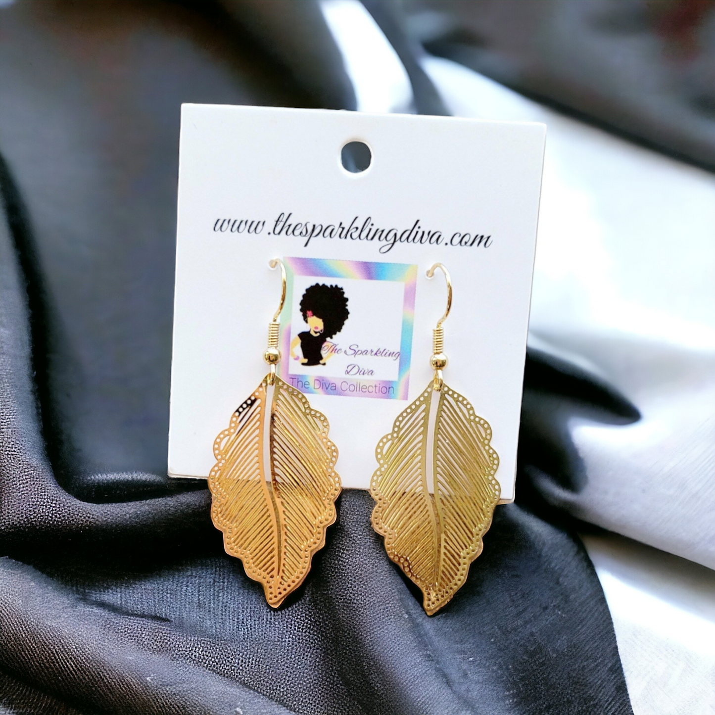 Leaf me alone earrings