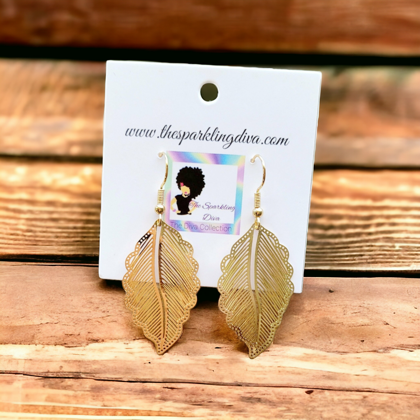 Leaf me alone earrings