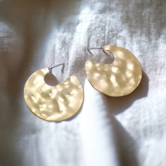 Hoop line and sinker earrings