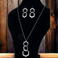Geometrics necklace set