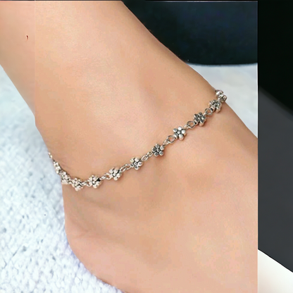 Flower anklet