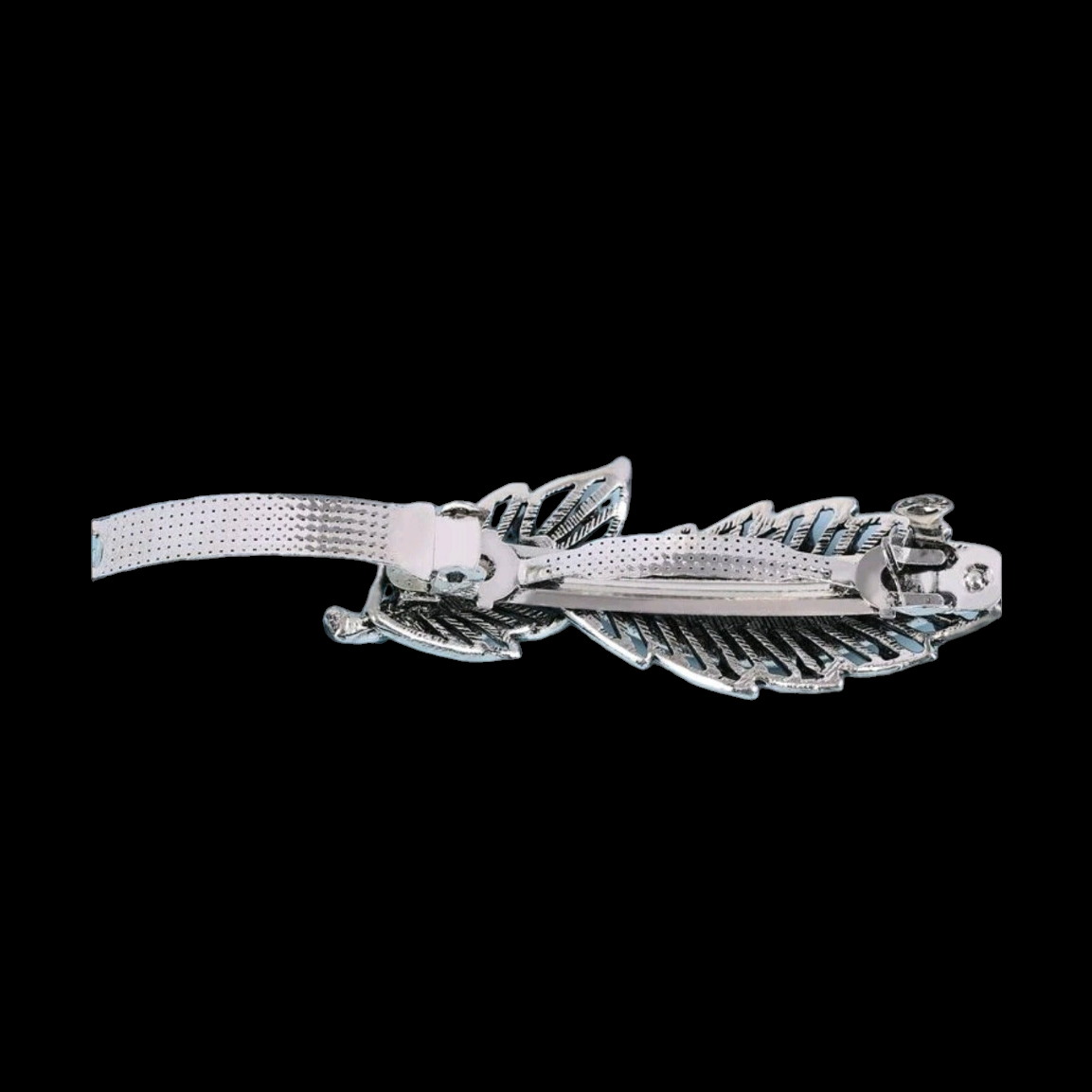 Sapphire jeweled hair clip