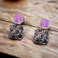 Purple elegance earrings