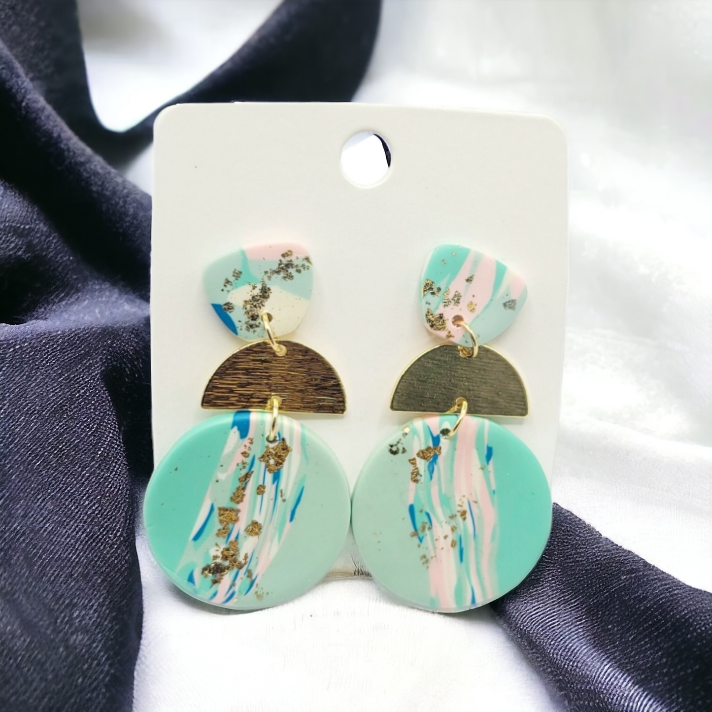 Minted earrings