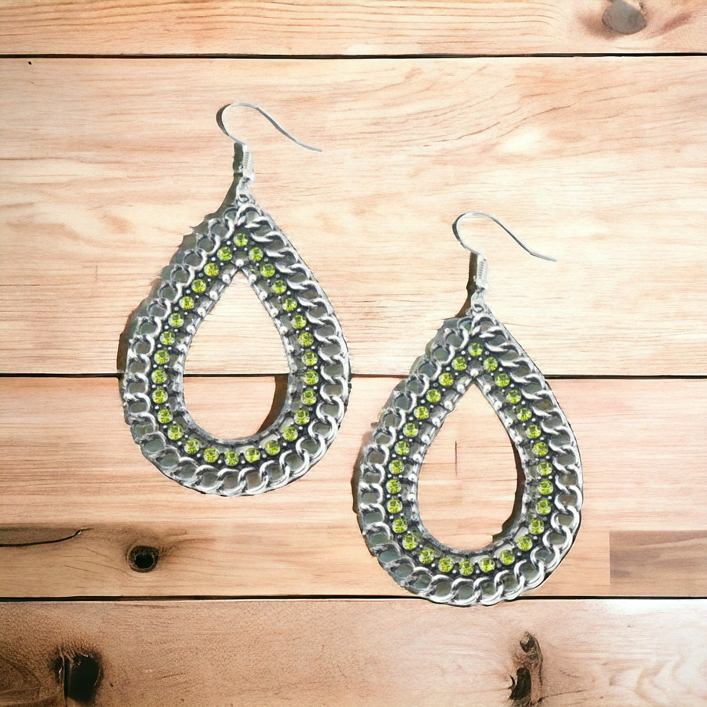 Mechanical Marvel - Green earrings