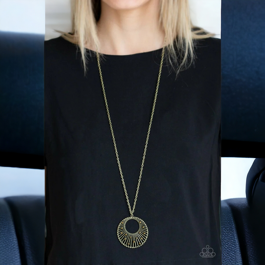 Urban Illumination - Brass necklace