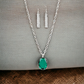 Light As HEIR - Green necklace