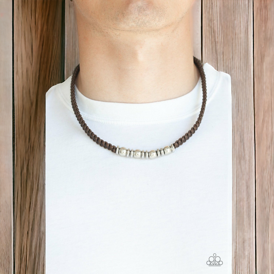 Metal Mechanics - Brown necklace