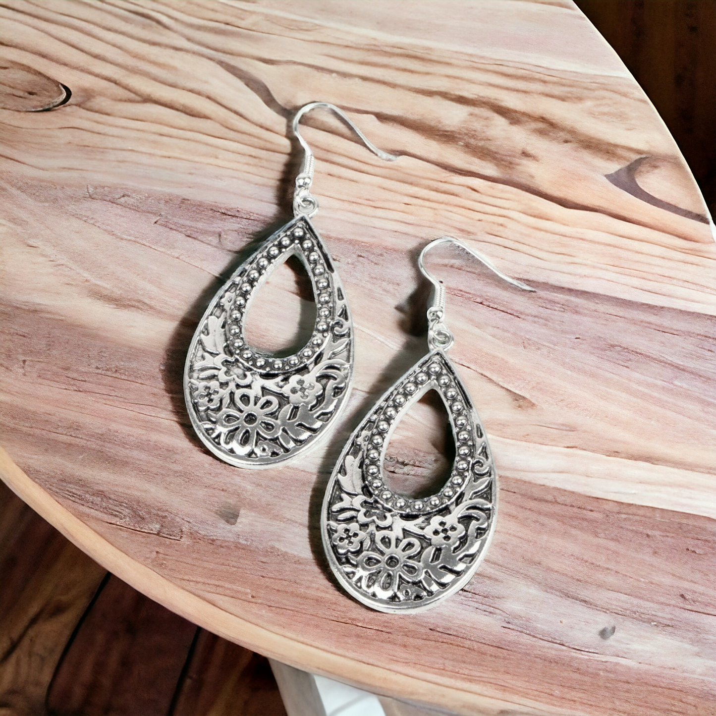 Organically Opulent - Silver earrings