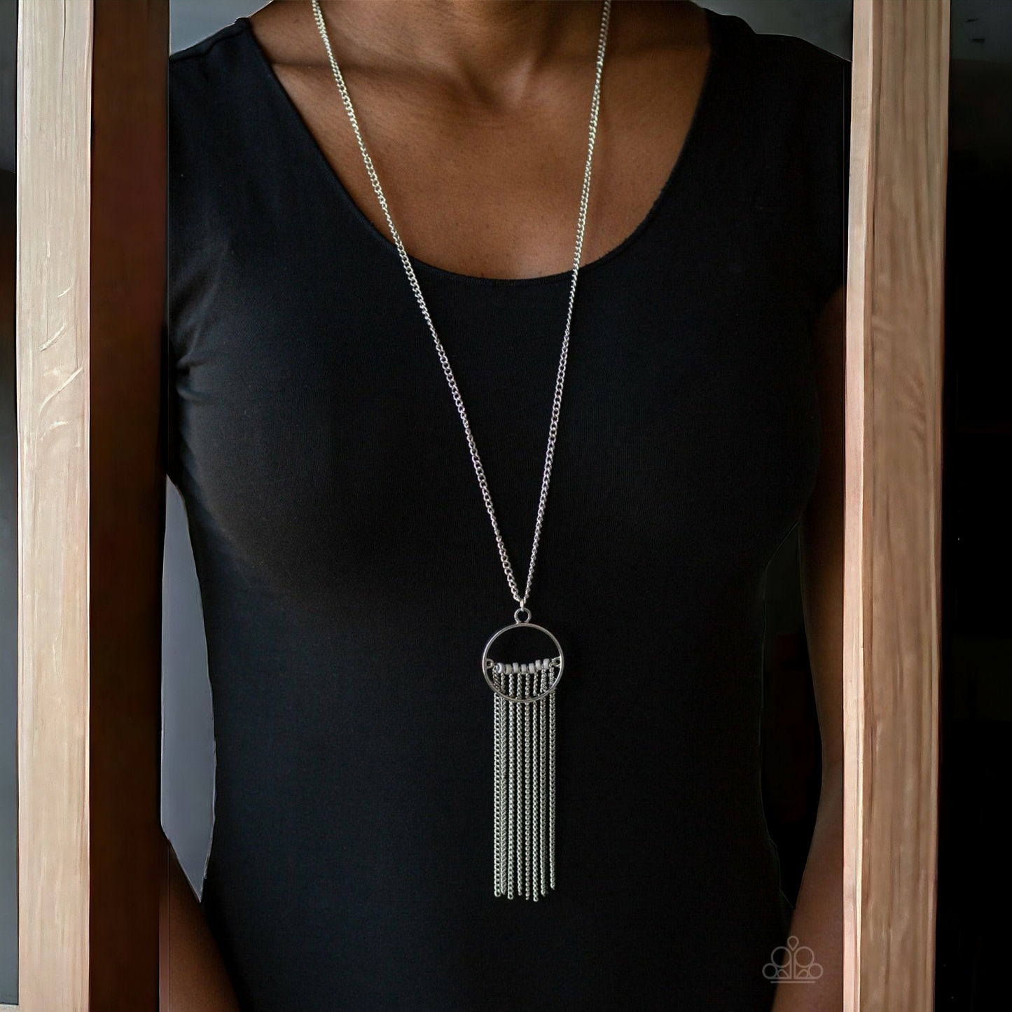 Terra Tassel - Silver necklace