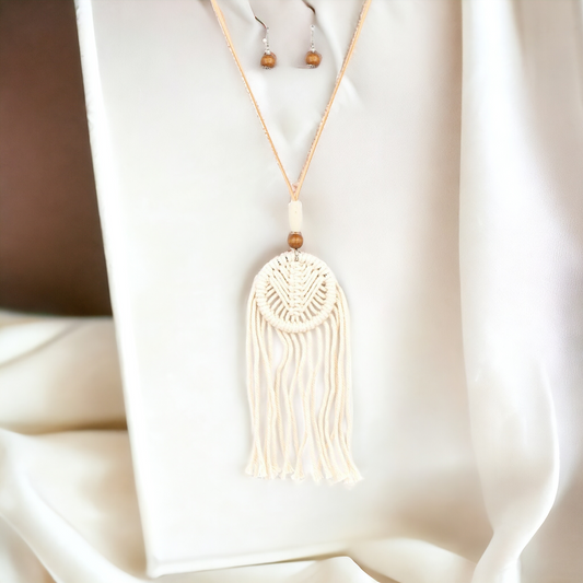 Desert Dreamscape - Brown necklace