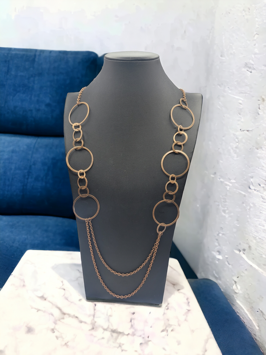 Copper dangles necklace