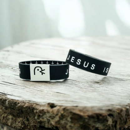 Scannable daily Scripture bracelet