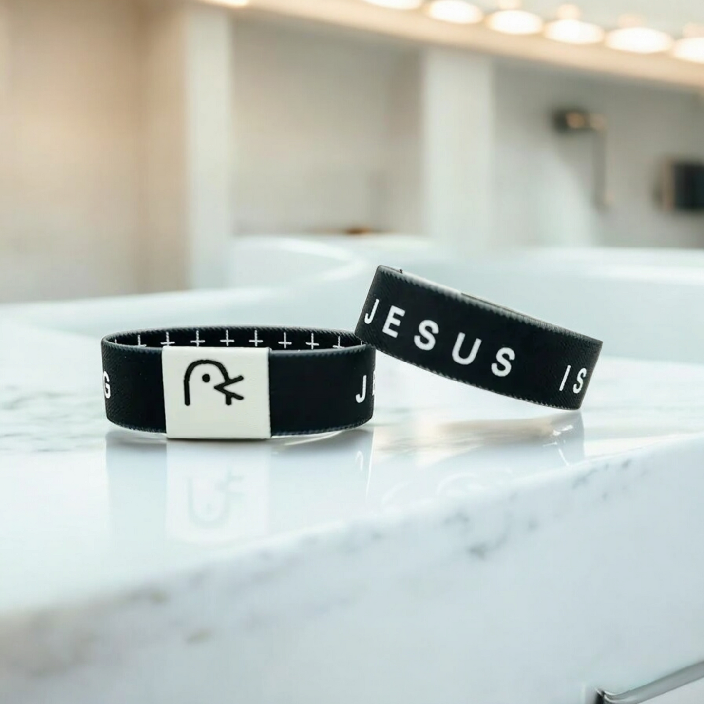 Scannable daily Scripture bracelet