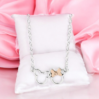 The happiest mice on earth necklace