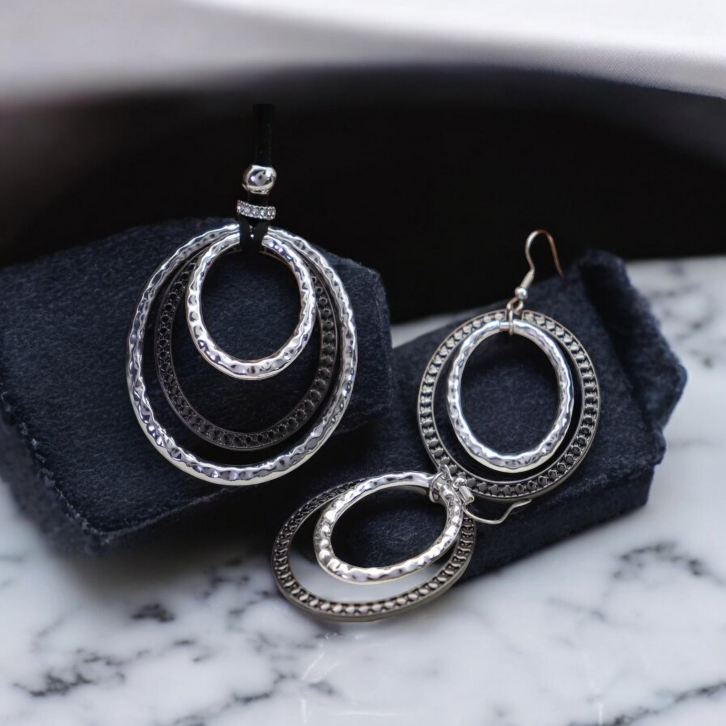 Oval concepts necklace & earring set