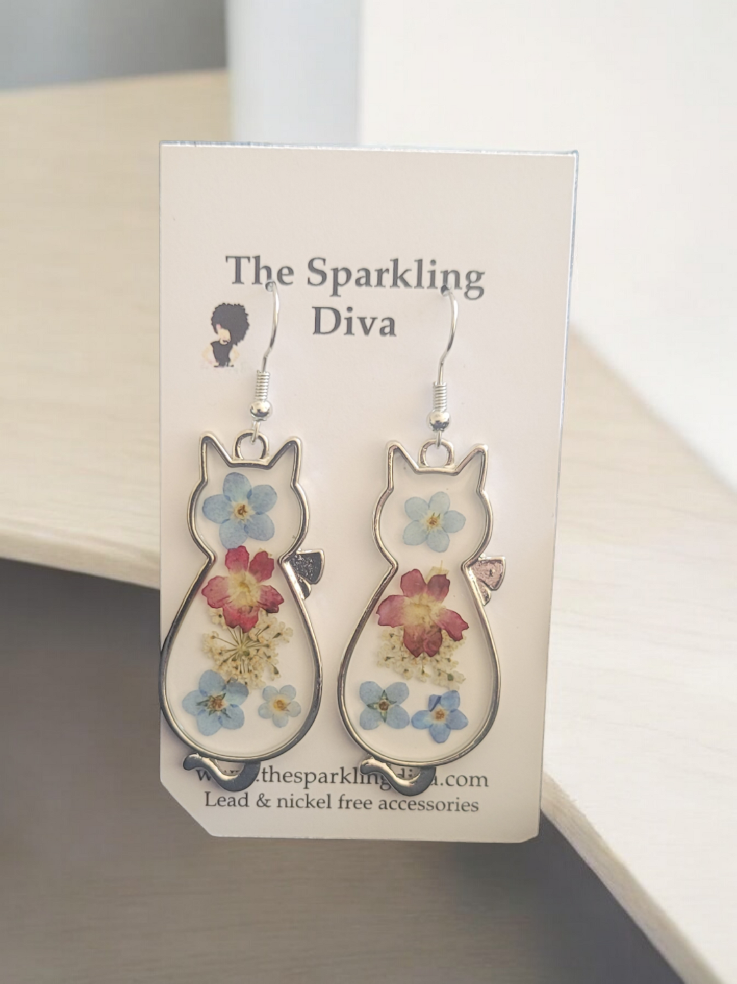 Kitten love earrings